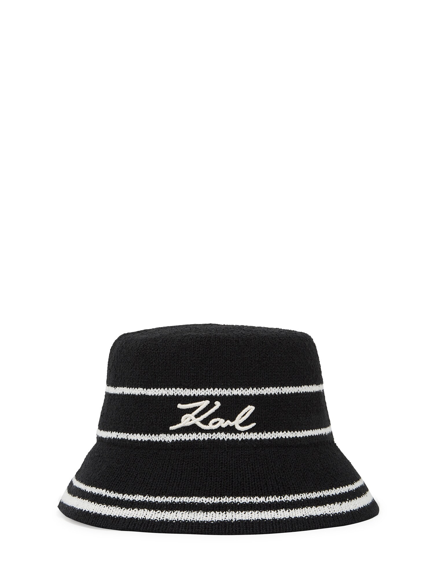 Karl Lagerfeld Pălărie  crem / negru / alb
