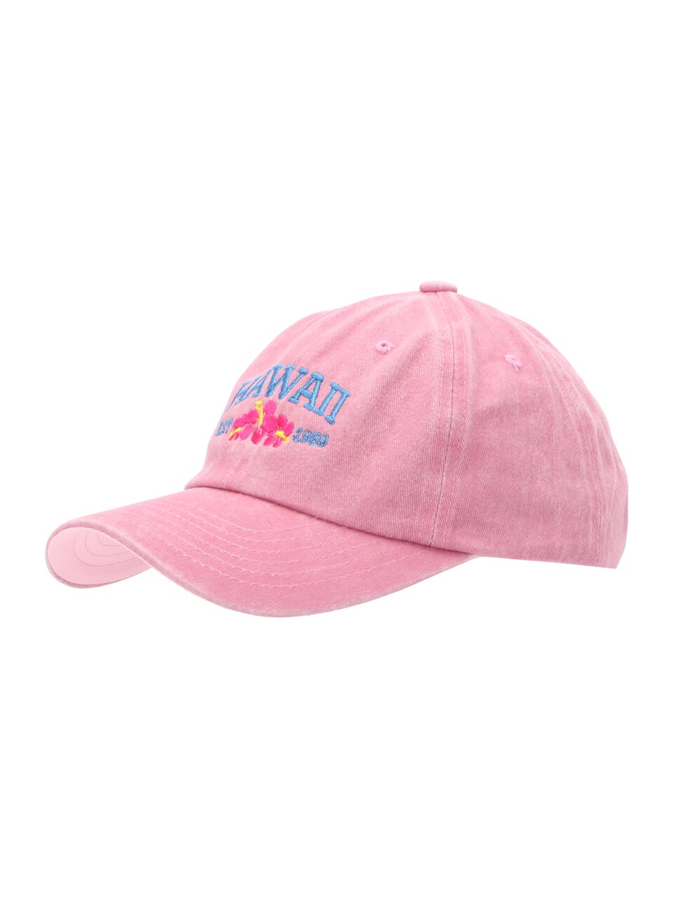 Keps himmelsblå / gul / rosa