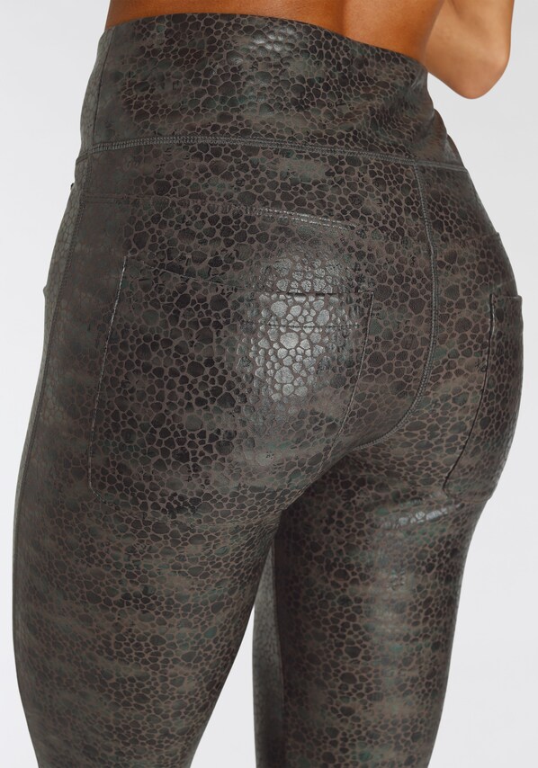 LASCANA, Leggings, zöld, 6 kép a 7 közül