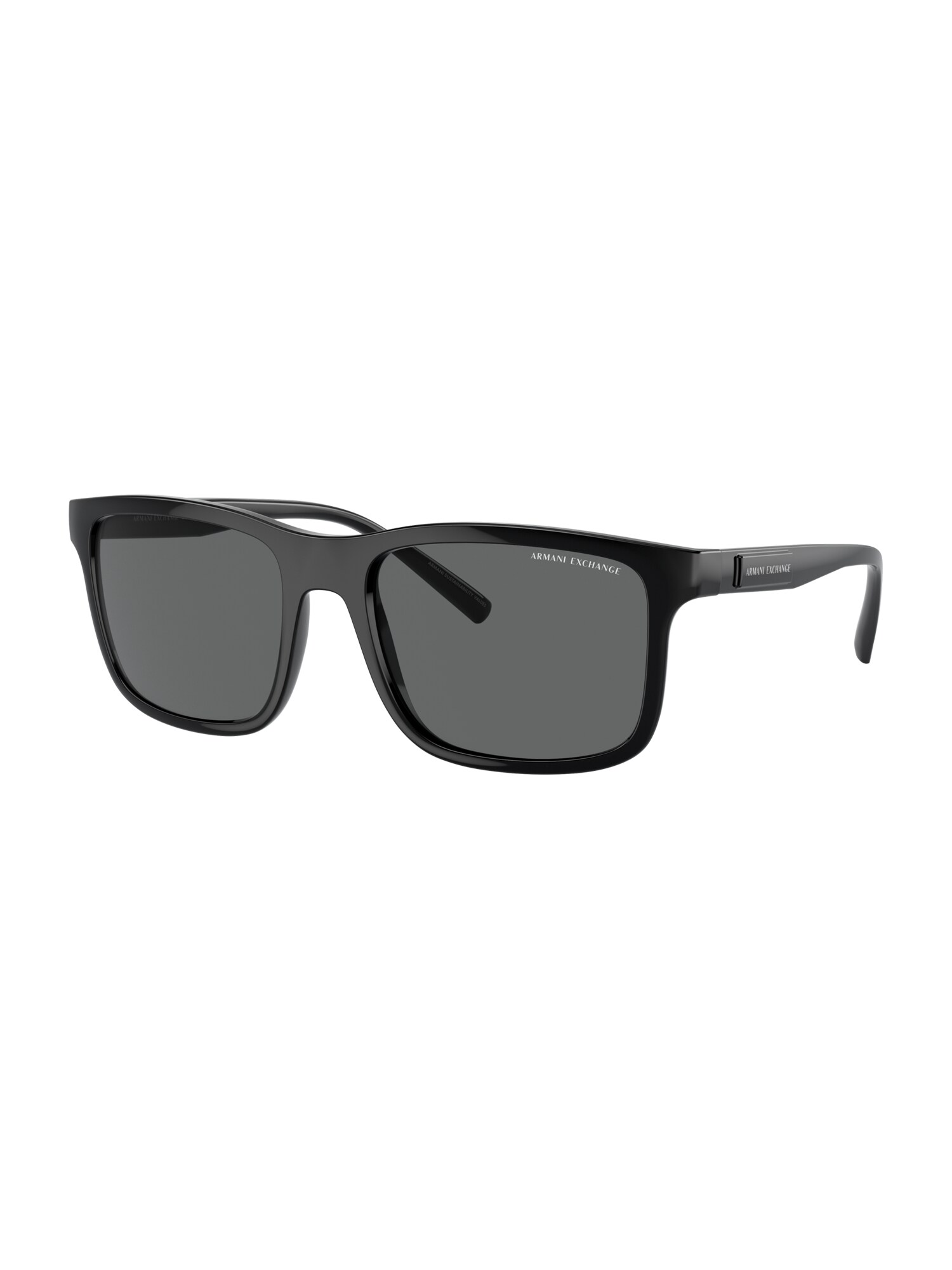 ARMANI EXCHANGE Slnečné okuliare  čierna / biela