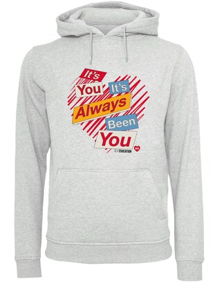 F4NT4STIC Sweatshirt ‘Sex Education It’s Always You Netflix TV Series’ Marine / Grijs gemêleerd / Oranje / Rood