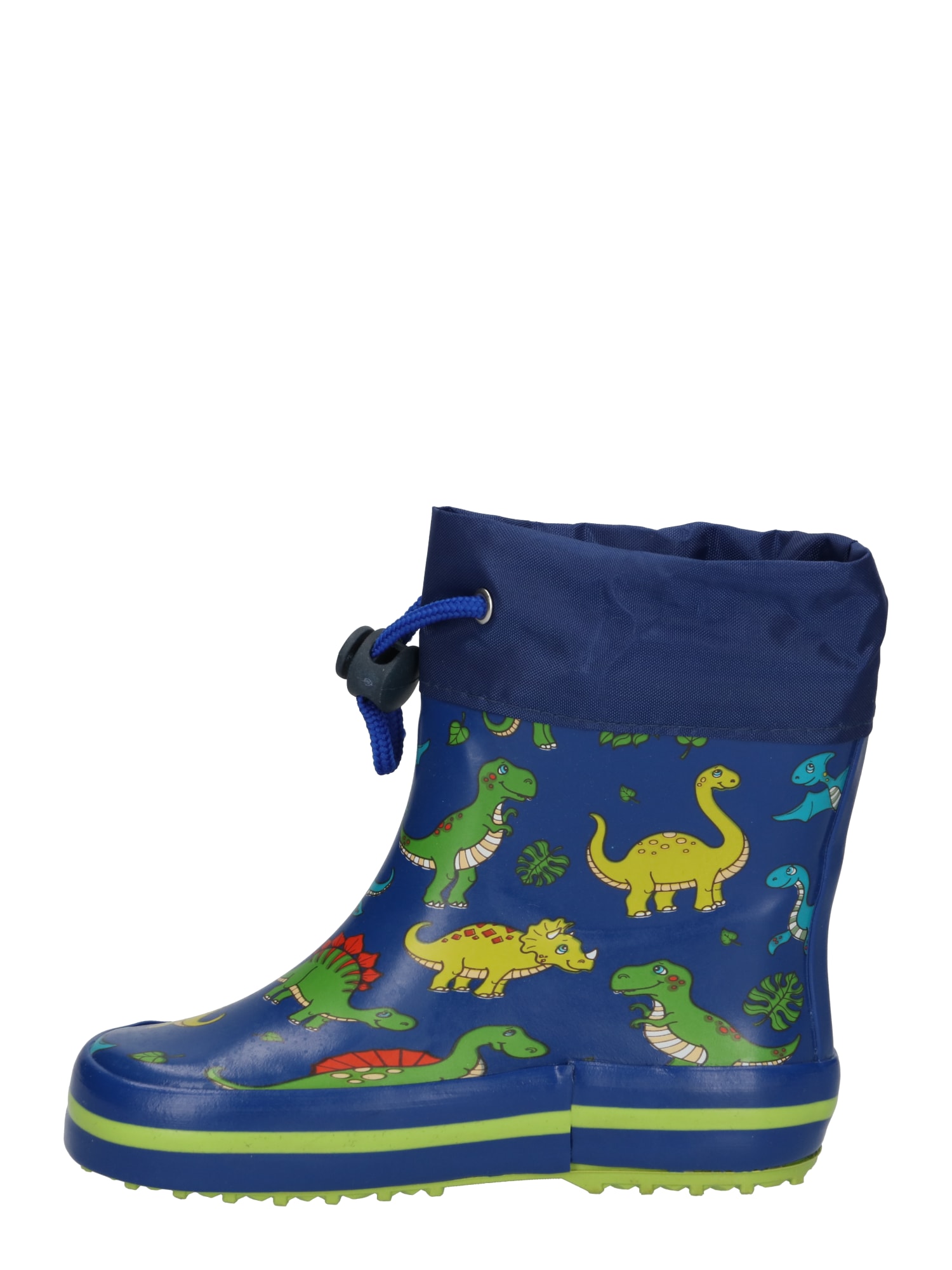BECK Gumicsizmák 'Mini Dino'  kék / mustár / világoszöld / tűzpiros / fehér termék 2. képe