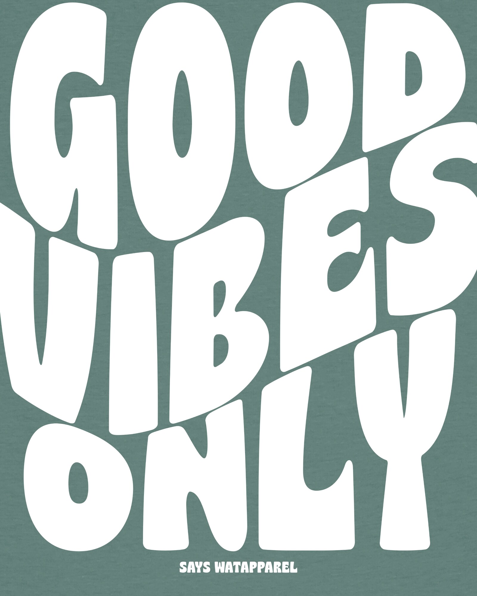Thumbnail - Shirt 'Good vibes only'