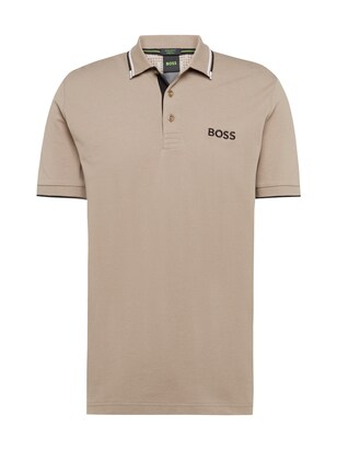 Boss Shirt ‘Paddy Pro’ Donkerbruin / Kaki / Wit