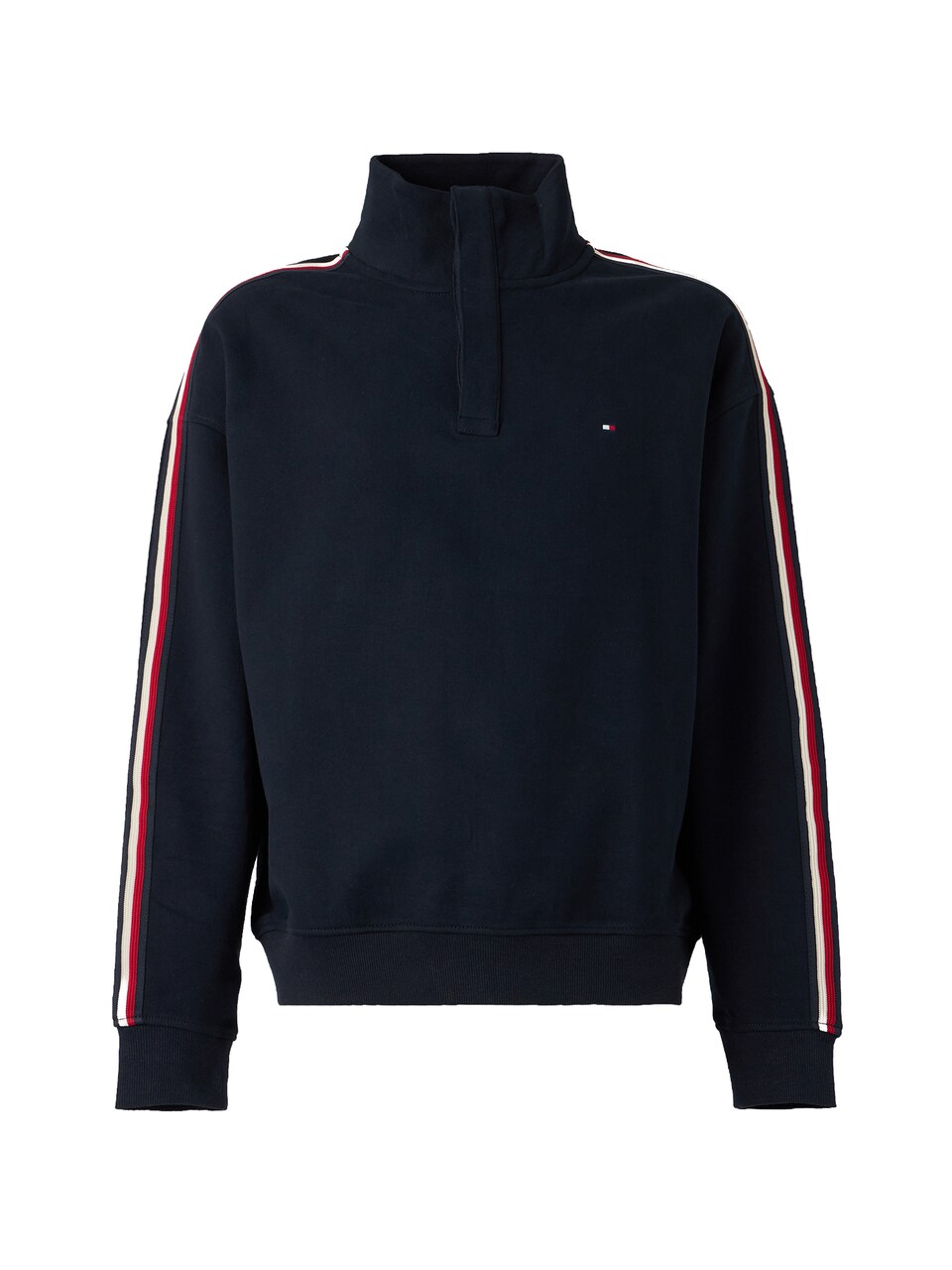 Sweatshirt marinblå / röd