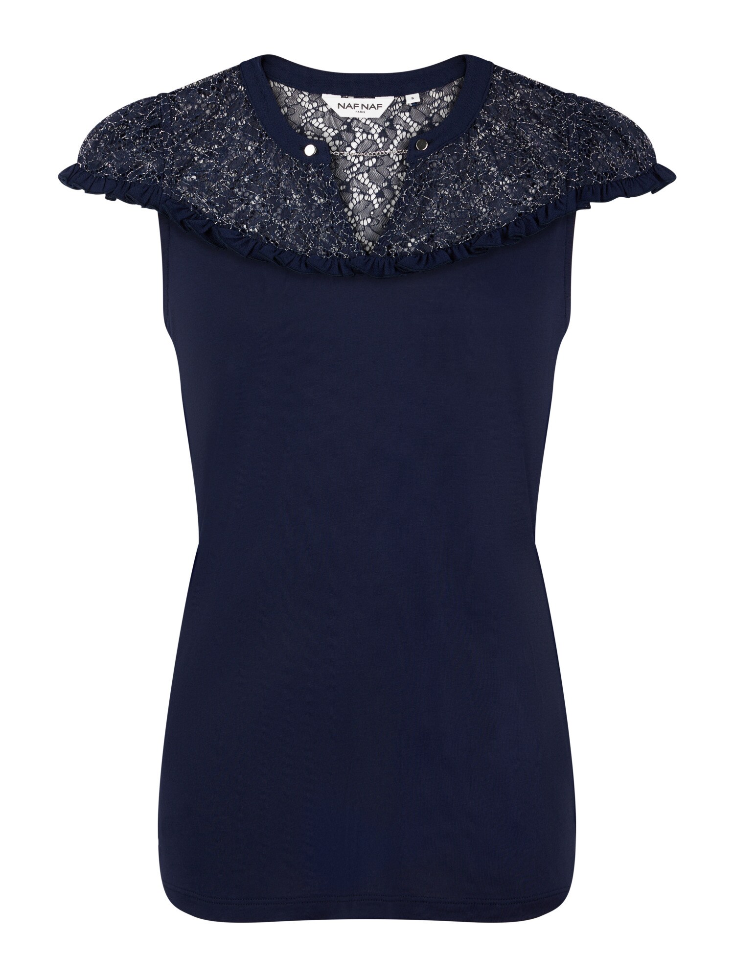 NAF NAF Top 'Noella'  temno modra / srebrna