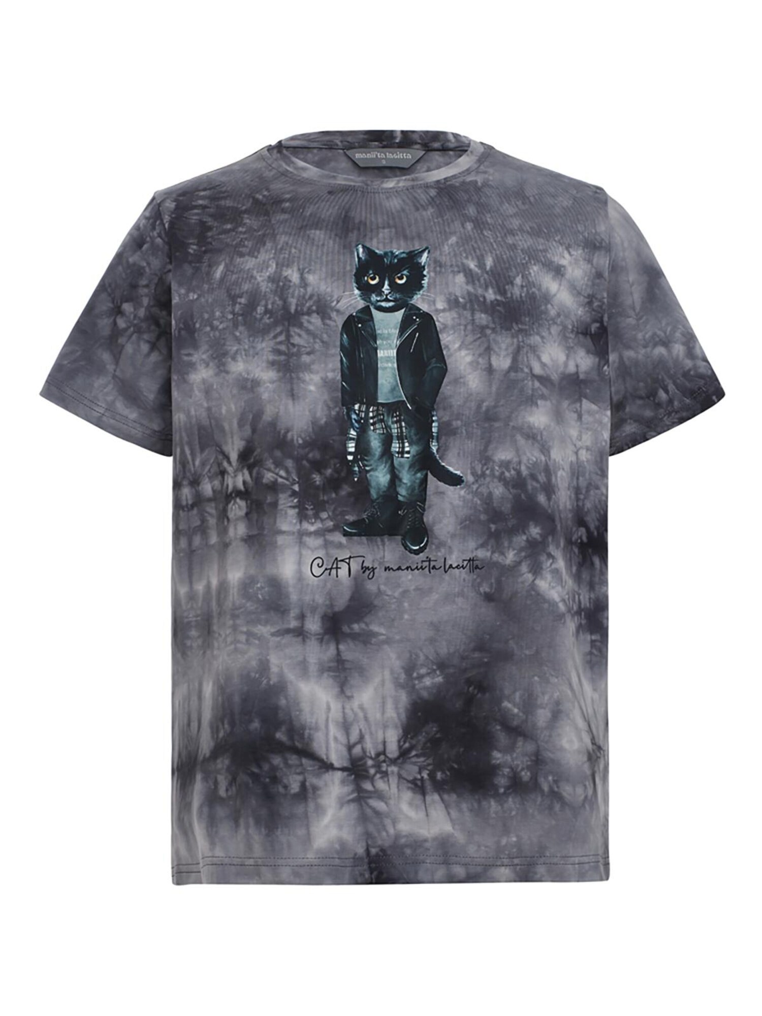 Cat e Lolette Tričko 'Rocker Cat'  sivá