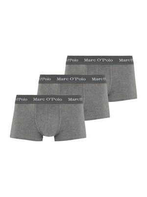 Marc O'Polo Calzoncillo boxer 'Essentials'  gris moteado / blanco