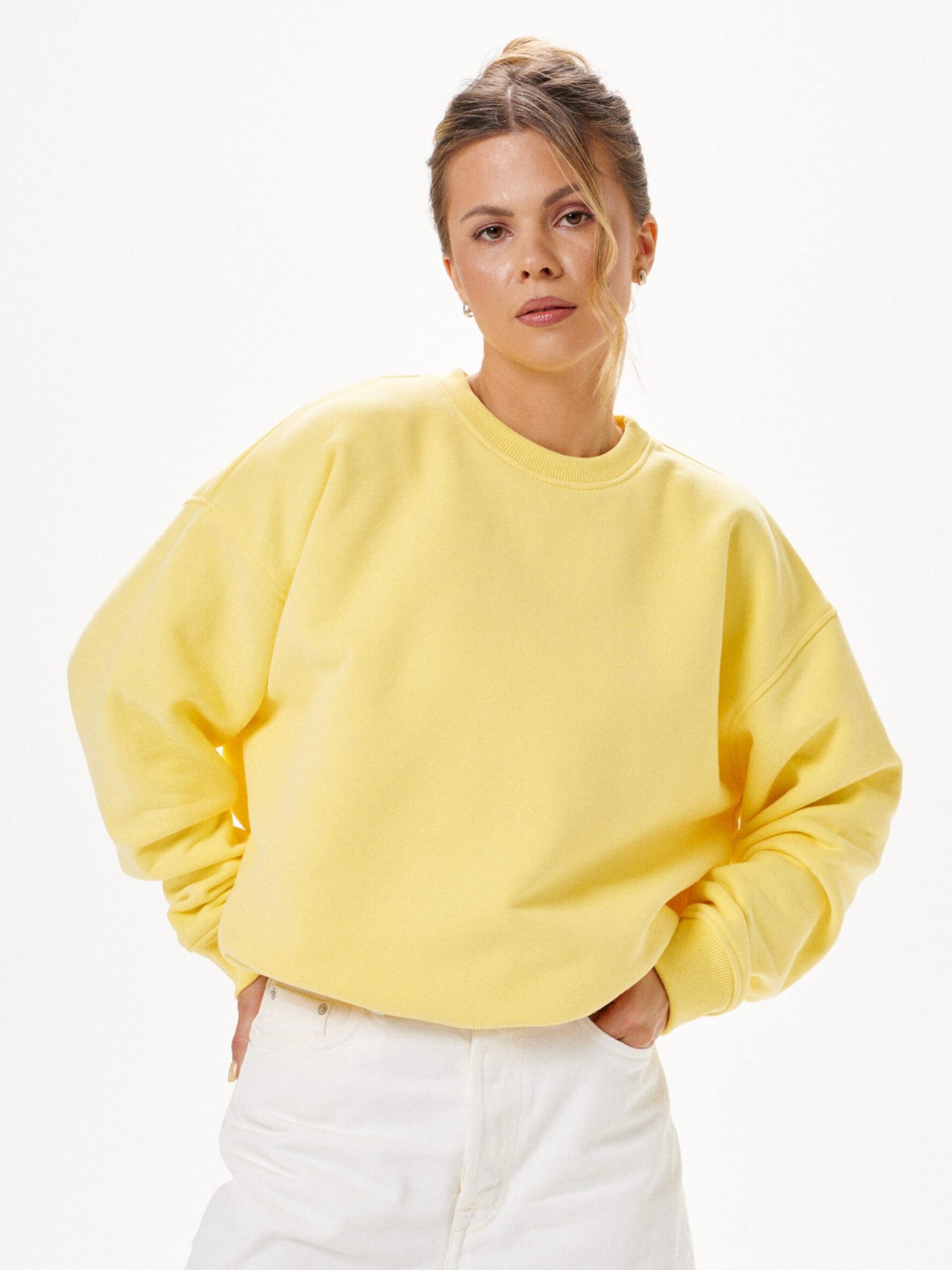 MIRONS Sweatshirt 'Line Kiss' dam