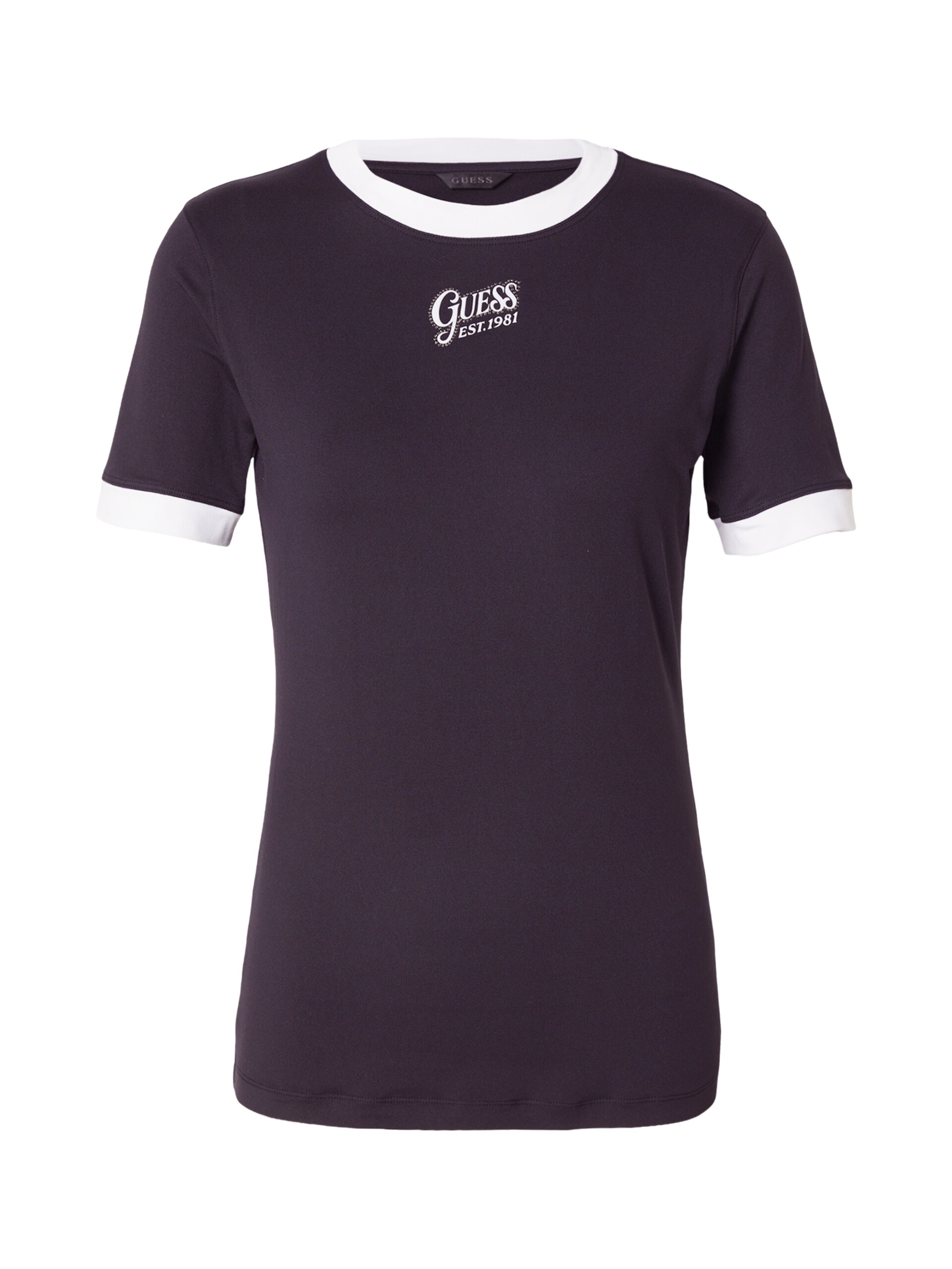 Guess T-shirt svart / silver dam