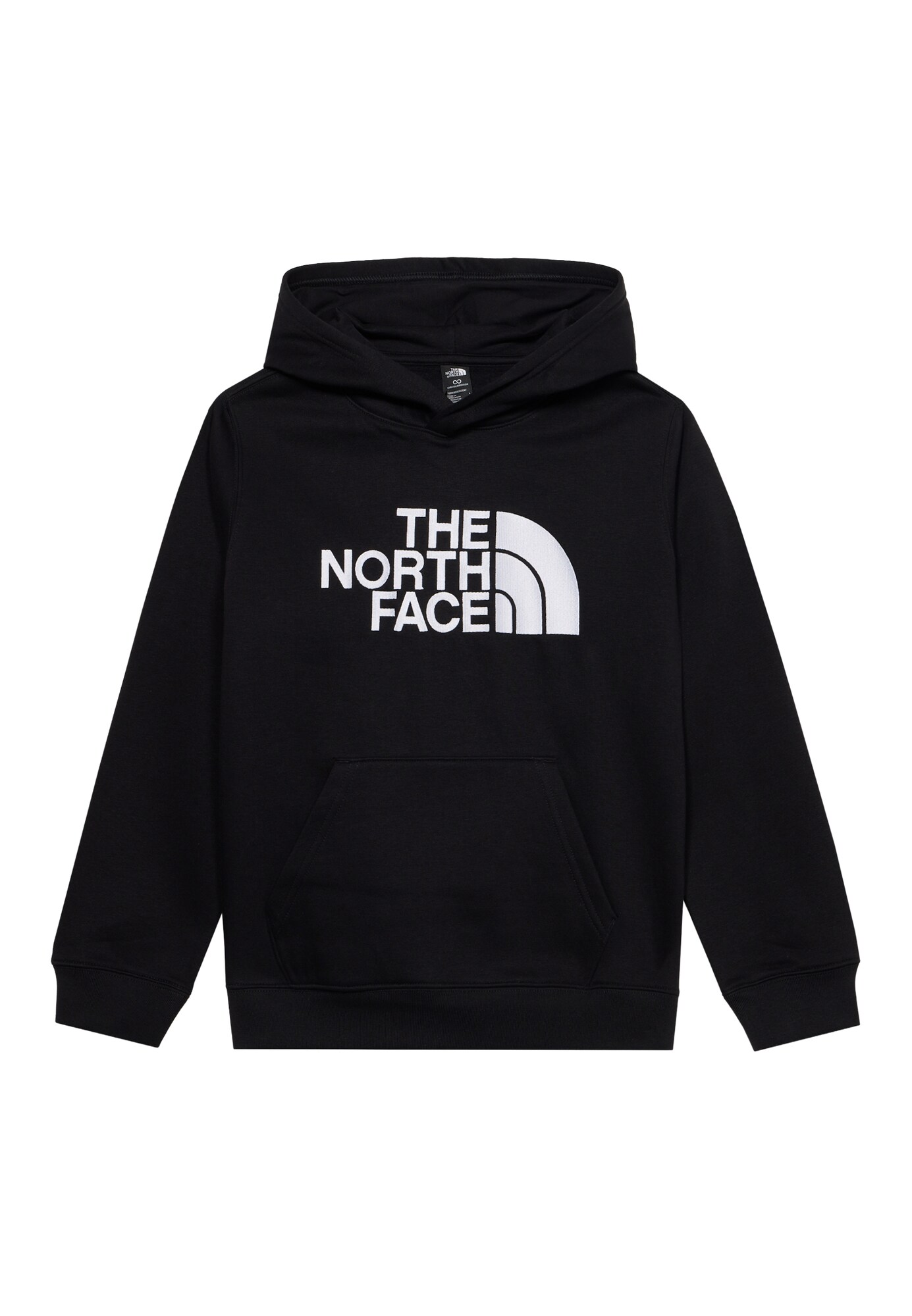 THE NORTH FACE Športová mikina 'ESSENTIAL'  čierna / biela