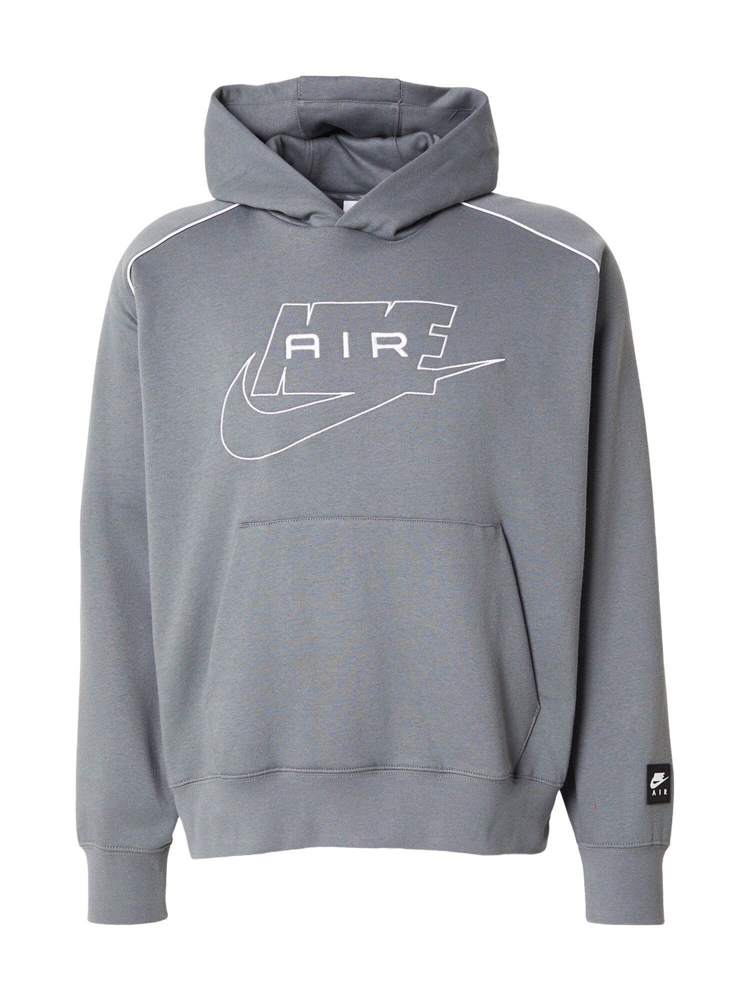 Nike Sportswear Bluză de molton Air gri / alb