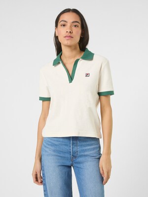 FILA Camiseta 'BELFORT relaxed johnny collar towelling top'  offwhite