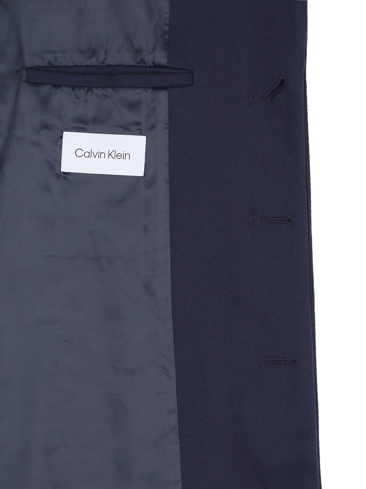 Calvin Klein Abrigo de entretiempo 'Calvin Klein Mantel'  navy – imagen 3