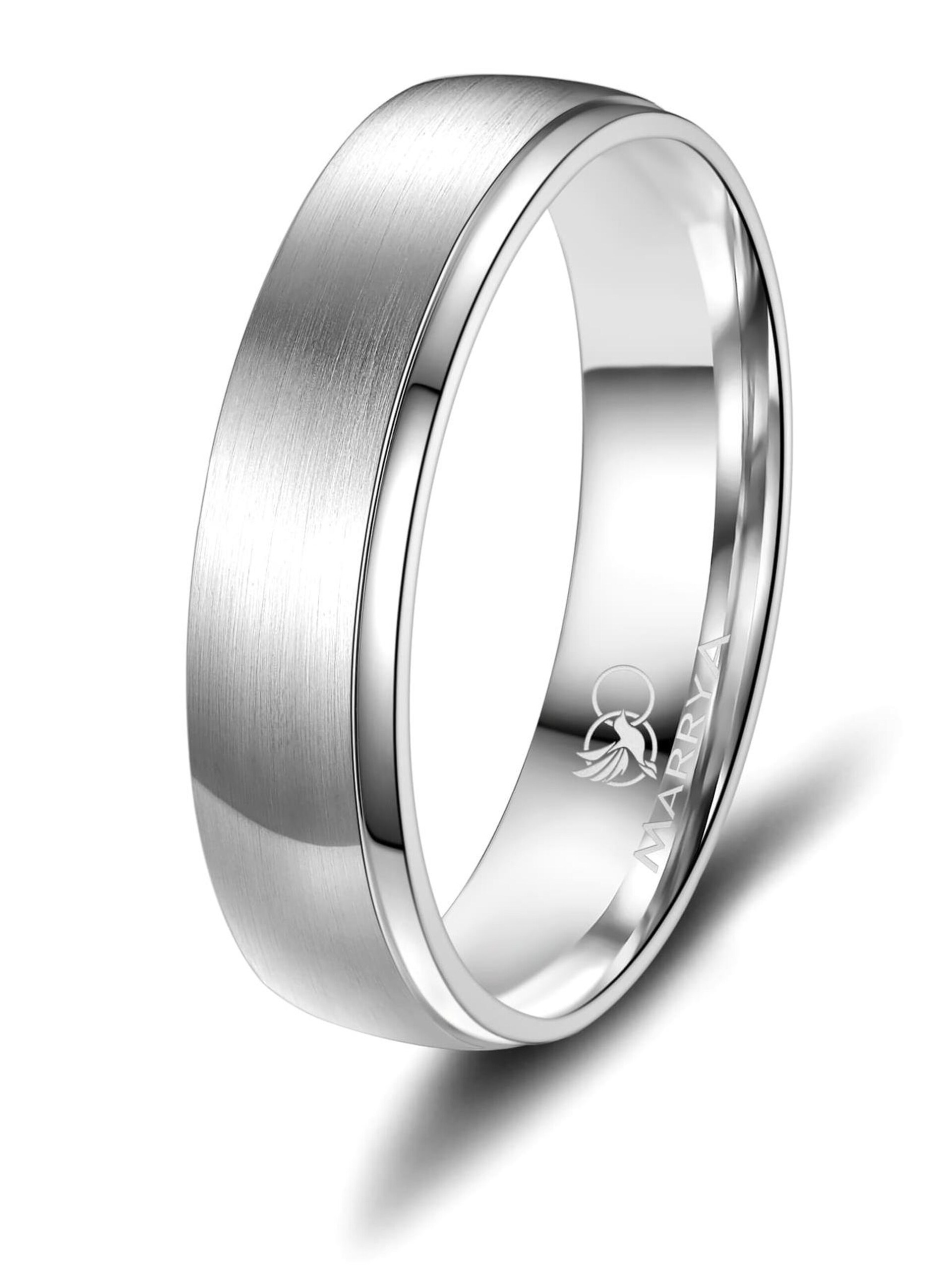 MARRYA Ring 'MARRYA SI-02 Ehering aus Silber' dam