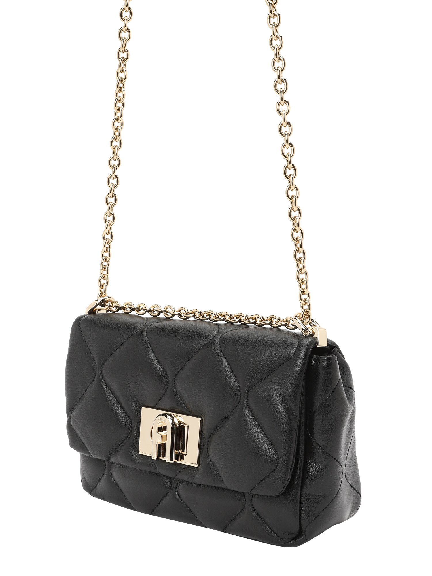 FURLA Чанта с презрамки '1927 MINI'  злато / черно