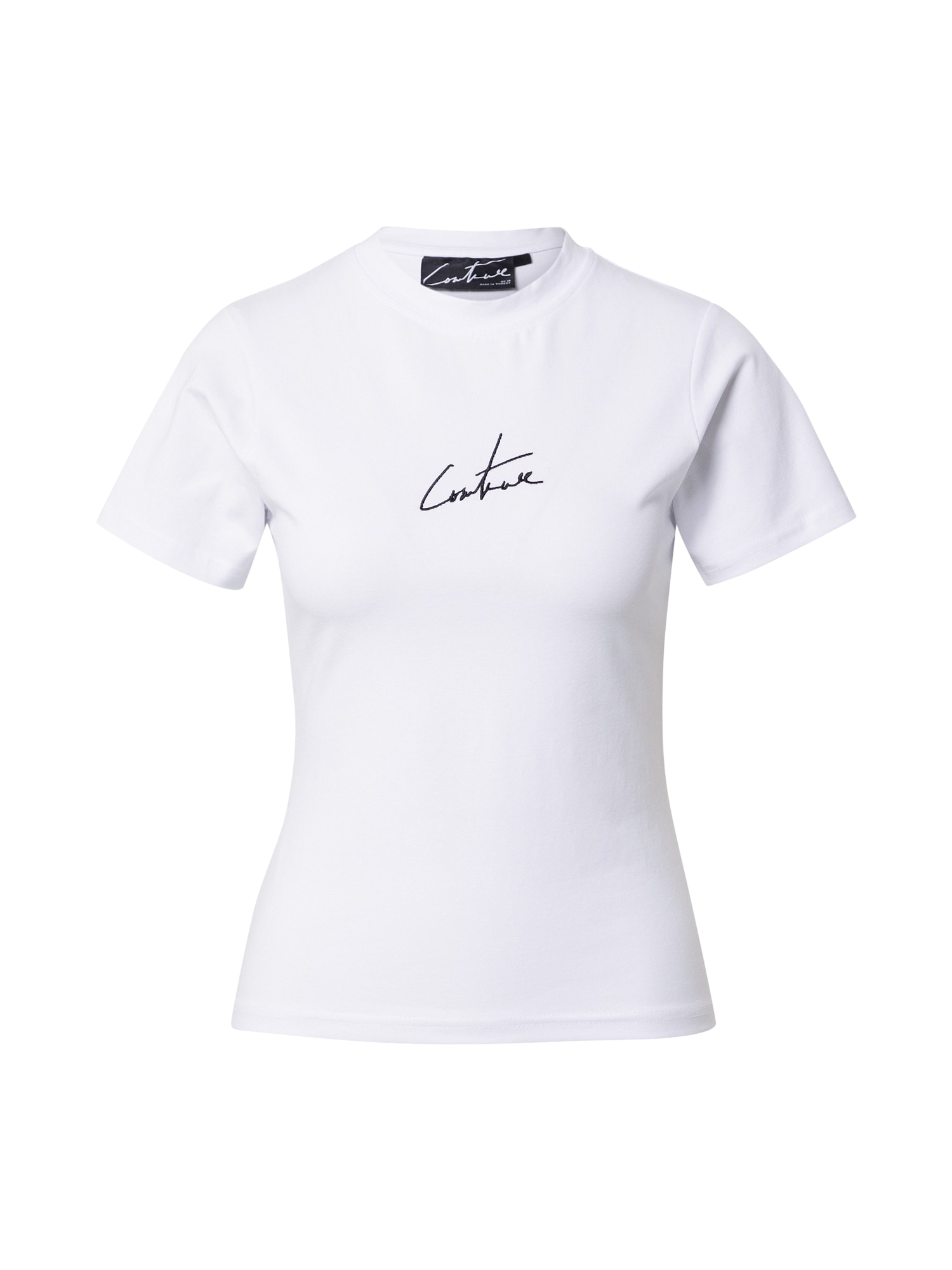 The Couture Club Marškinėliai balta / juoda