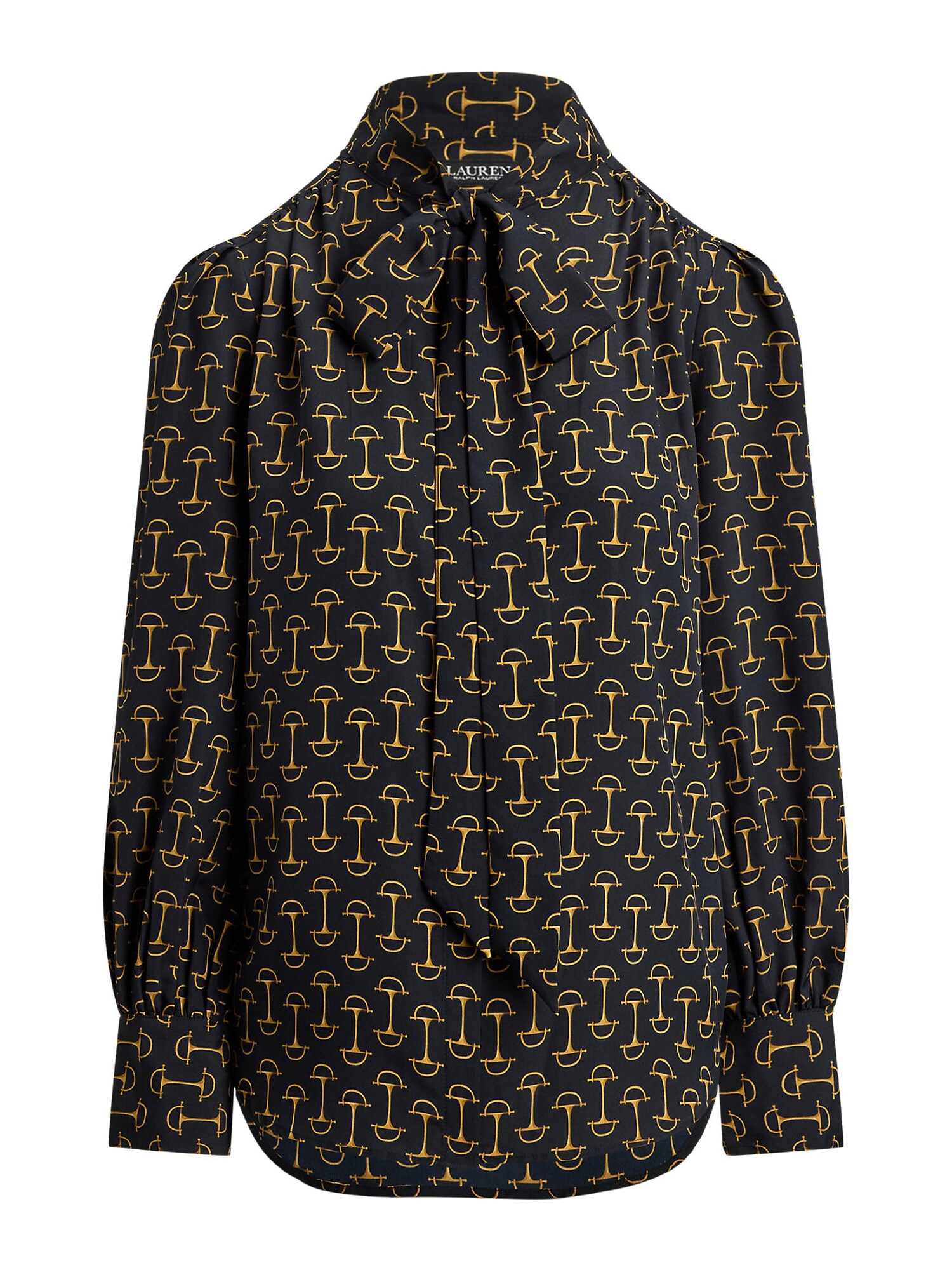 Lauren Ralph Lauren Bluză  bleumarin / galben auriu