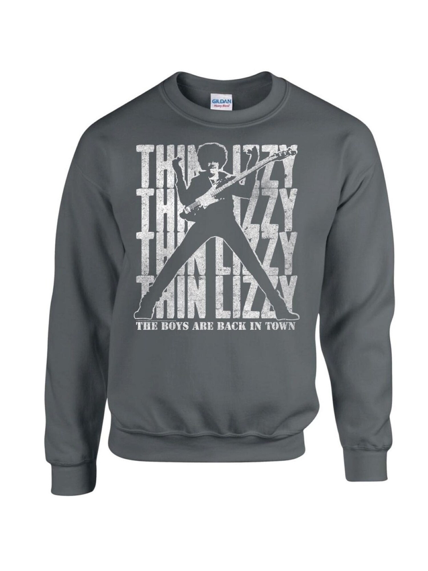 Thin Lizzy Sudadera 'Thin Lizzy Boys Are Back in Town Sweatshirt' gris – imagen 1