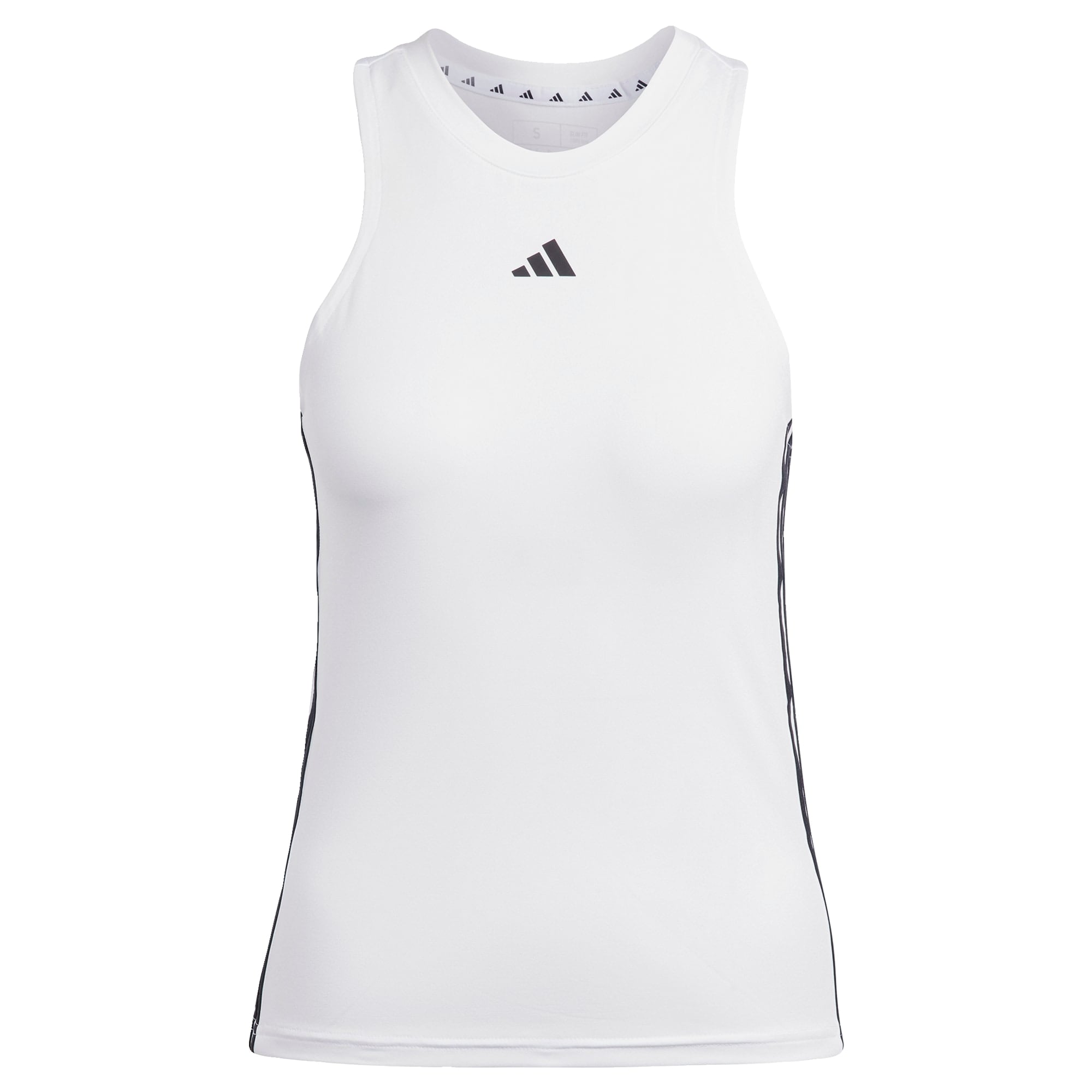 ADIDAS PERFORMANCE Športový top 'Essentials'  čierna / biela