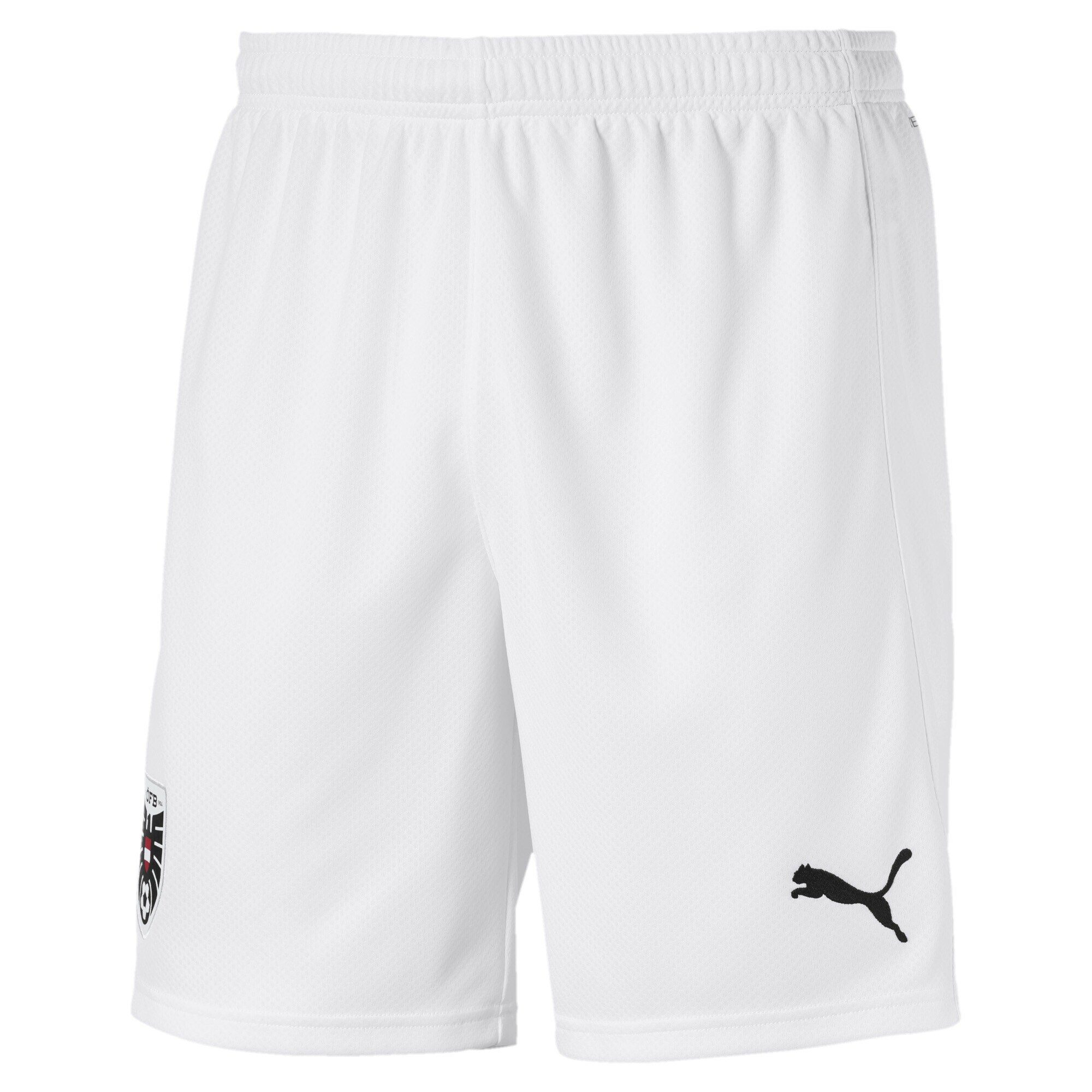 PUMA Pantaloni sport  negru / alb