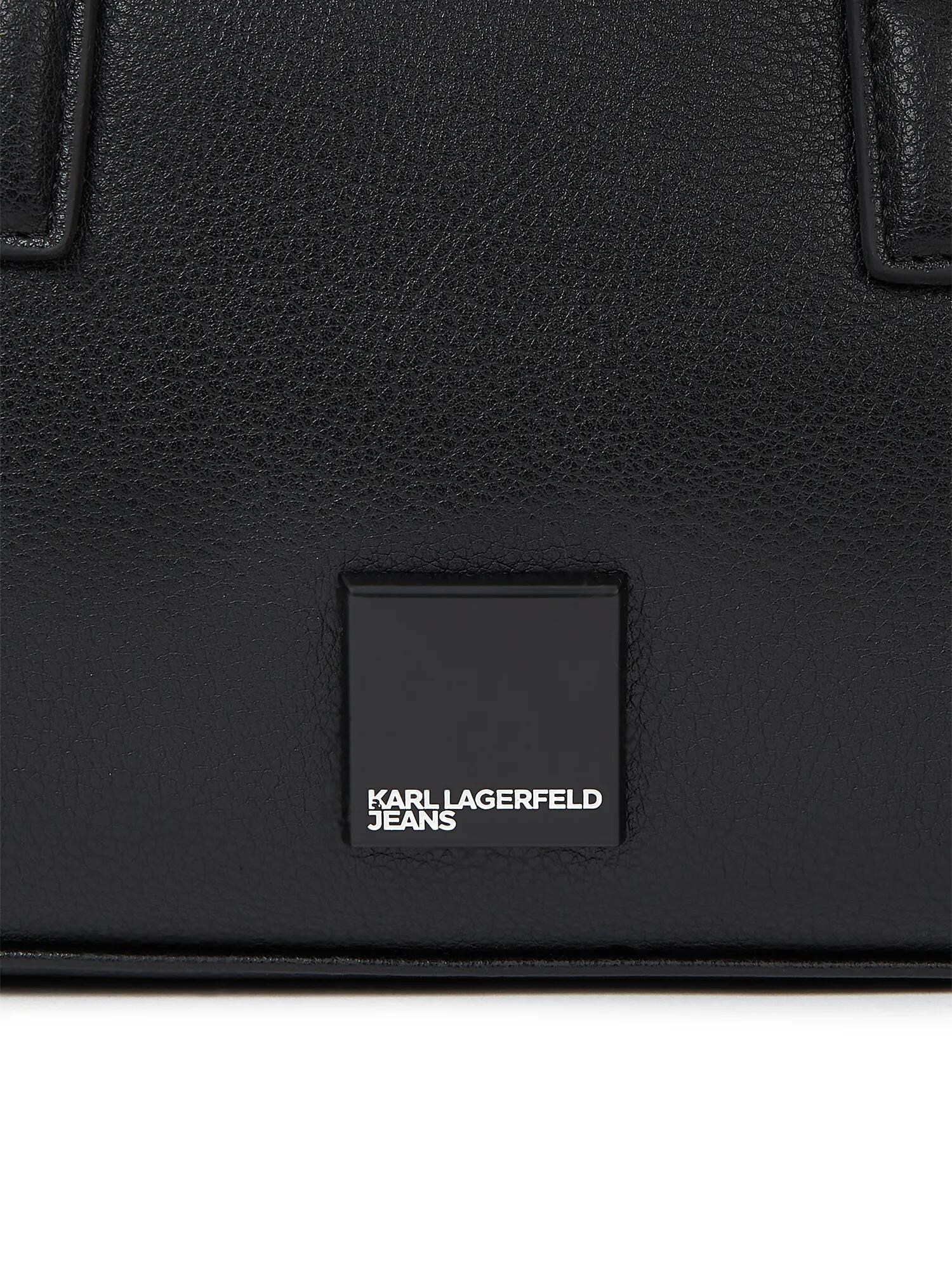 KARL LAGERFELD JEANS Bolso de mano negro – imagen 10