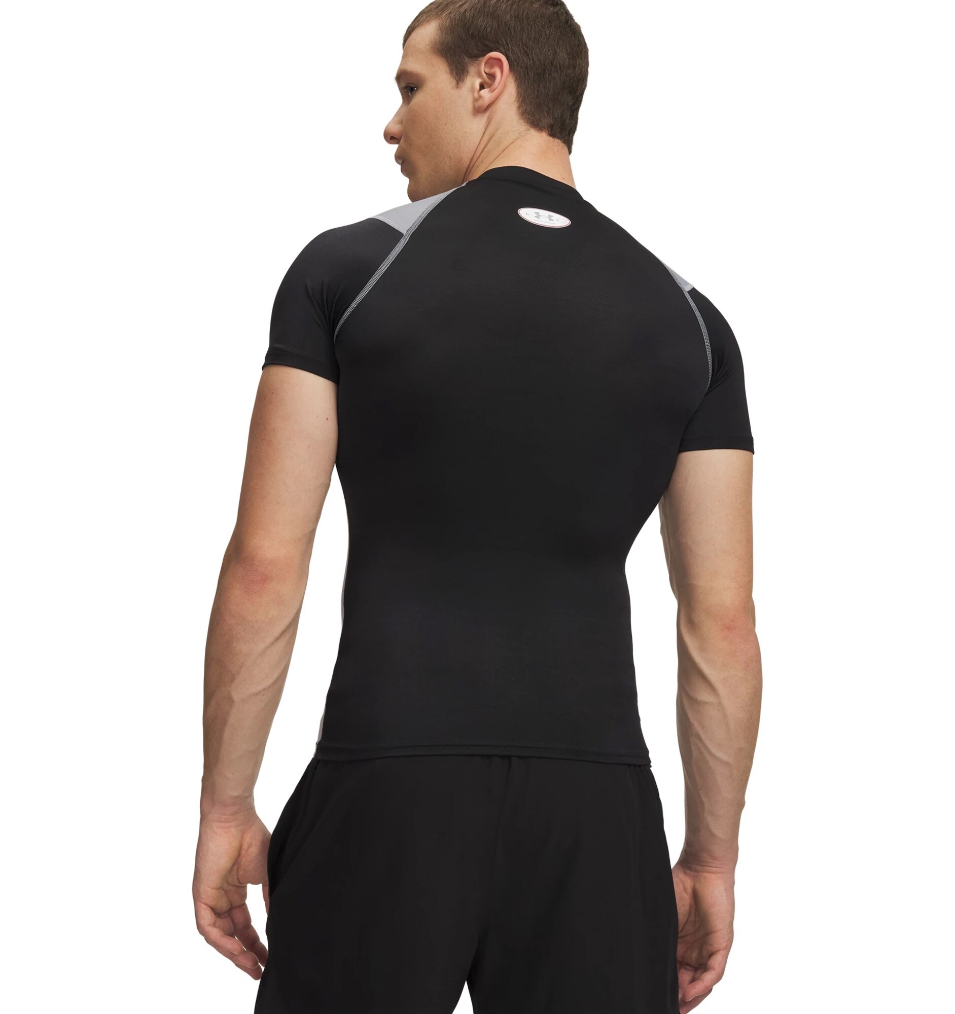 UNDER ARMOUR Funkčné tričko  sivá / čierna
