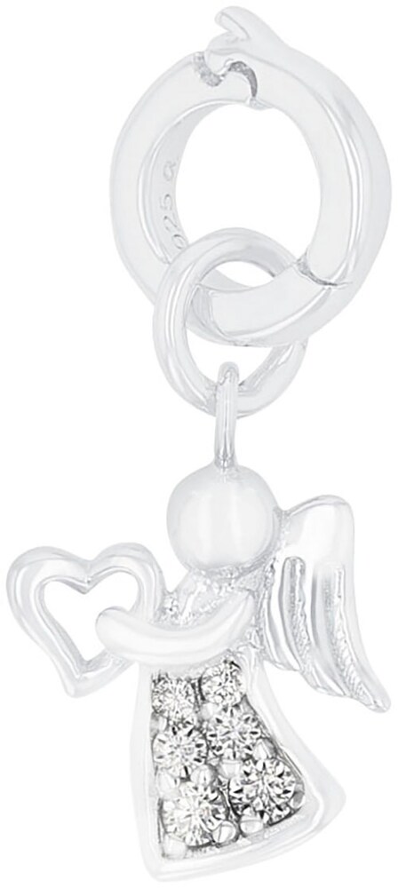 AMOR Anhänger 'Engel' Damen Größe One Size silber / transparent