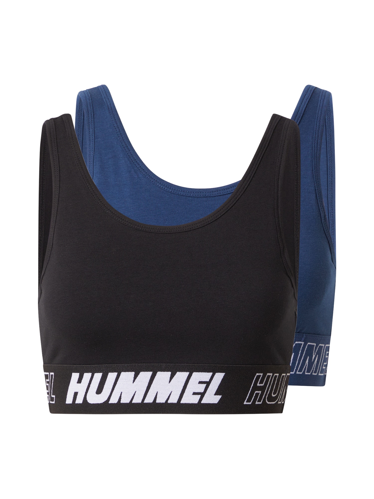 Hummel Sportiniai marškinėliai be rankovių 'MAJA' tamsiai mėlyna / juoda / balta