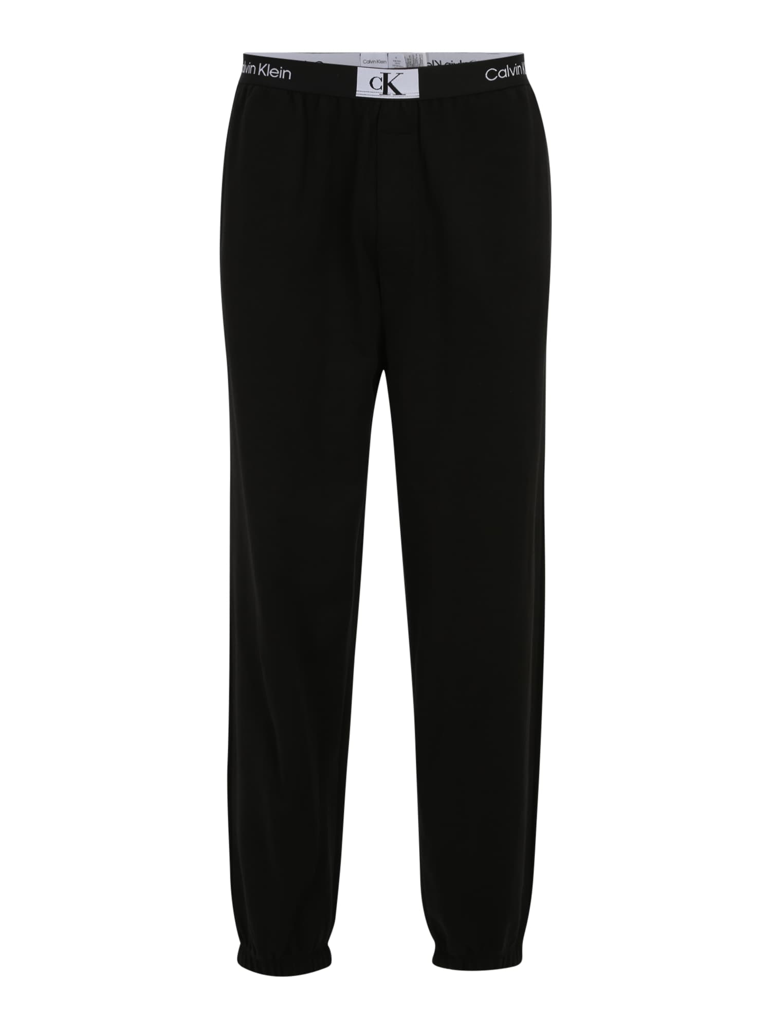 Calvin Klein Underwear Панталон пижама  черно / бяло