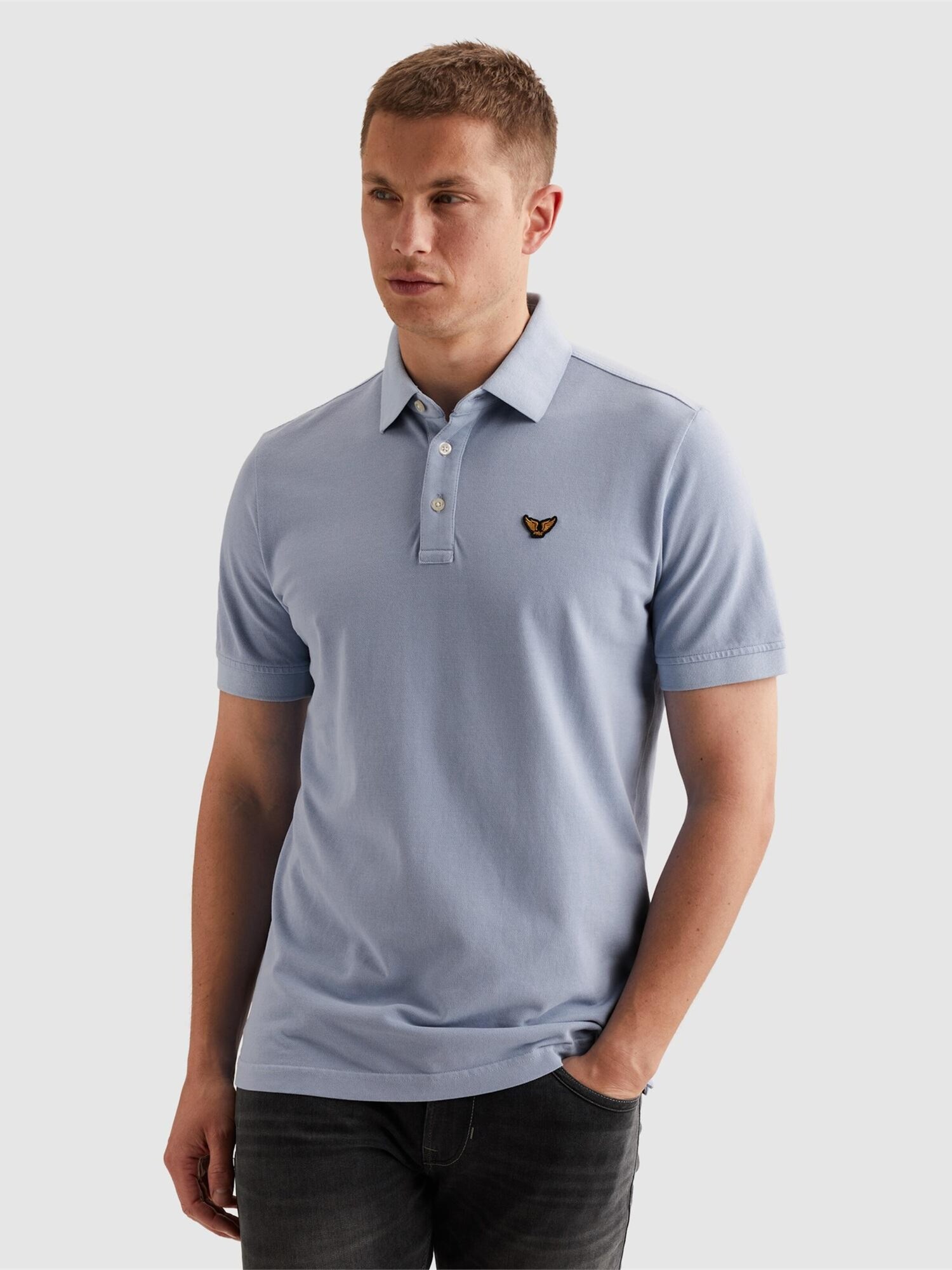 Tailwing Logo Polo Hydrangea Blå Ljusblå Storlek 2