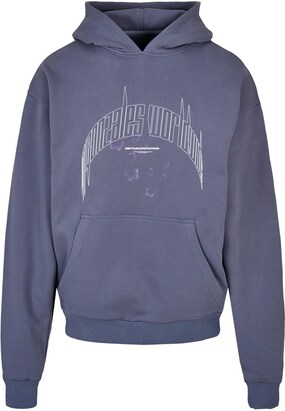 MJ Gonzales Sweatshirt ‘METAMORPHOSE V.3’ Blauw / Duifblauw / Wit