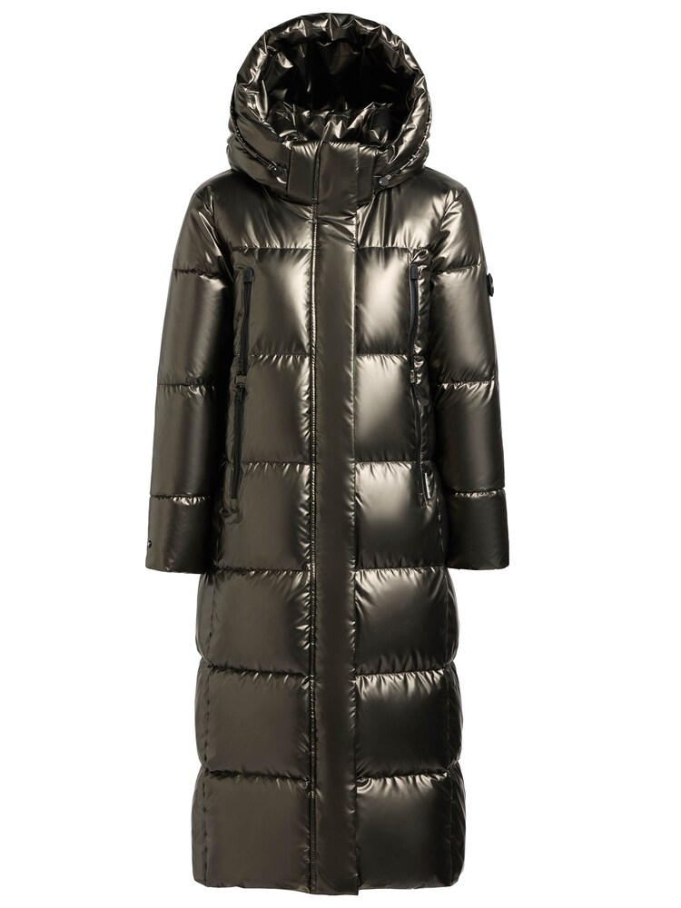 khujo Wintermantel 'Rubina2 Shiny' Damen Größe M braun