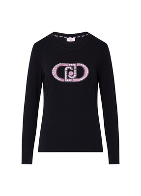 Liu Jo Camiseta  rosa / negro