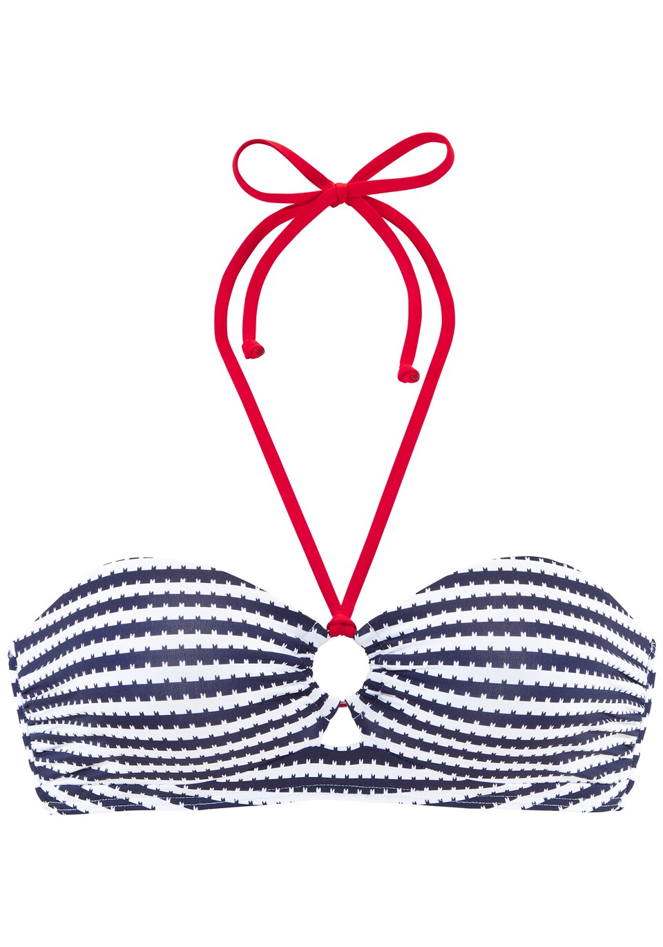 Bikiniöverdel marinblå / mörkröd