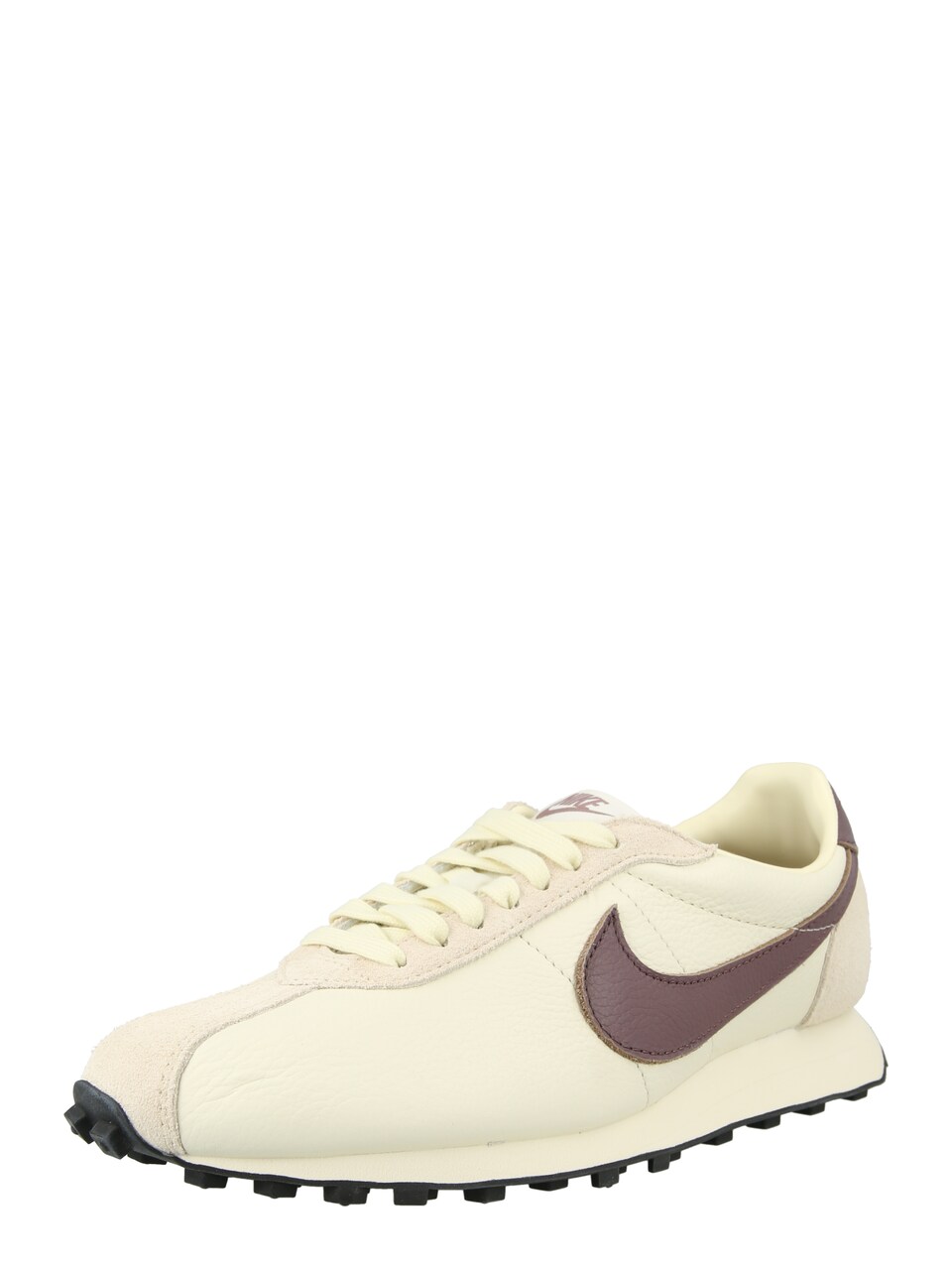 Låg sneaker 'LD-1000 Premium' ljusbeige / aubergine
