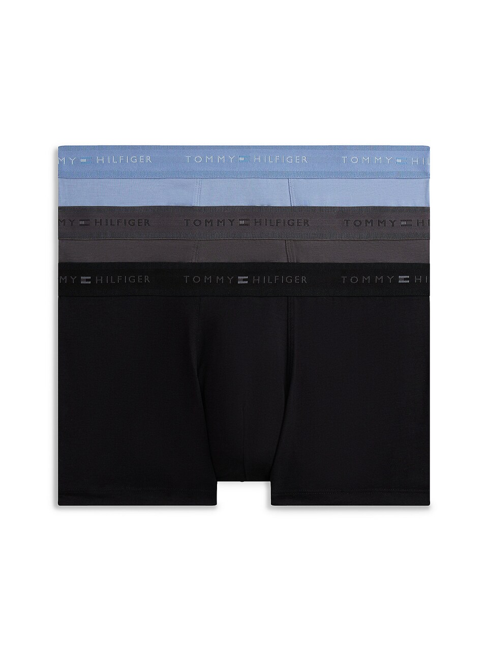 Boxershorts himmelsblå / grå