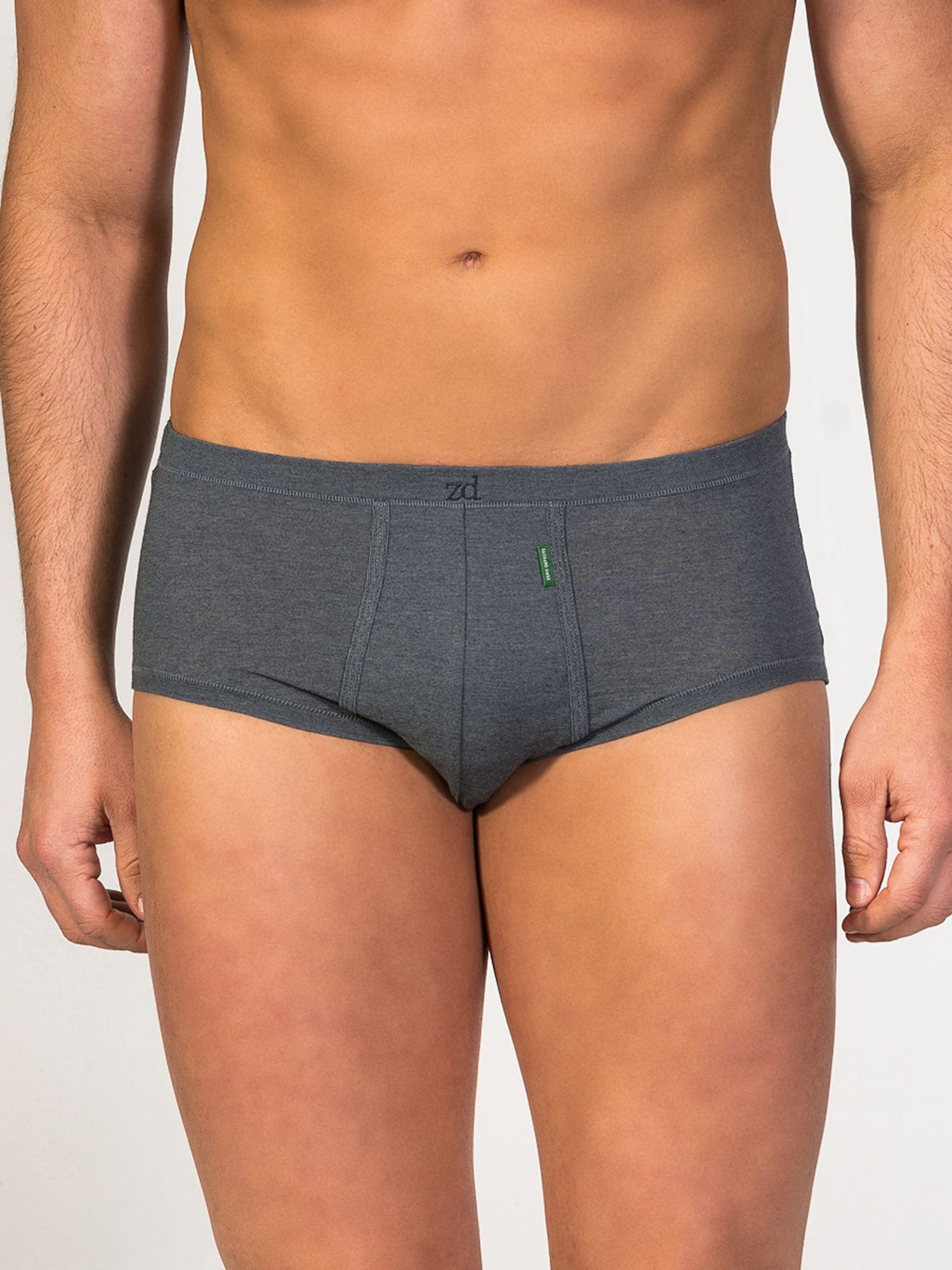 zd ZERO DEFECTS Braga 'Senior Egyptian cotton'  gris oscuro
