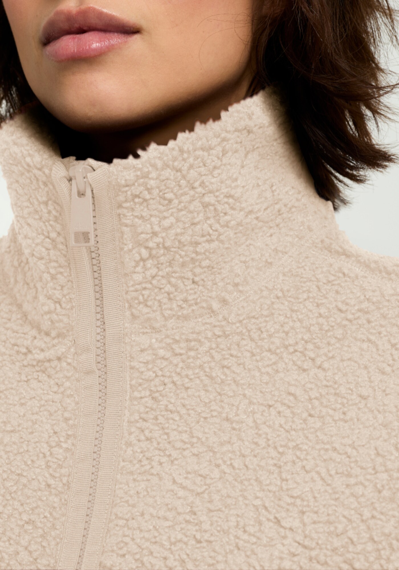 JACK WOLFSKIN Chaqueta polar funcional beige – imagen 3