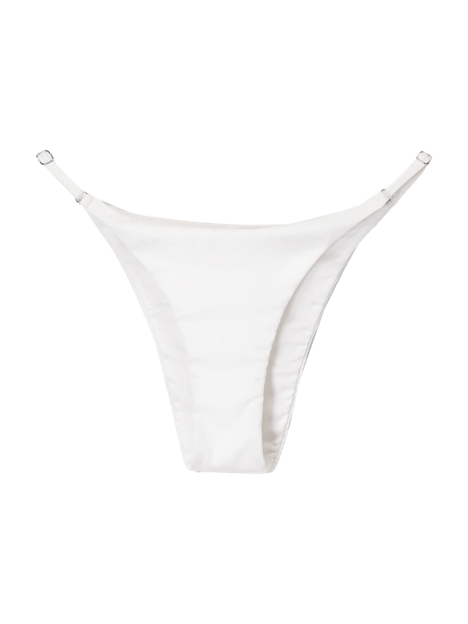 Bershka Slip costum de baie  alb