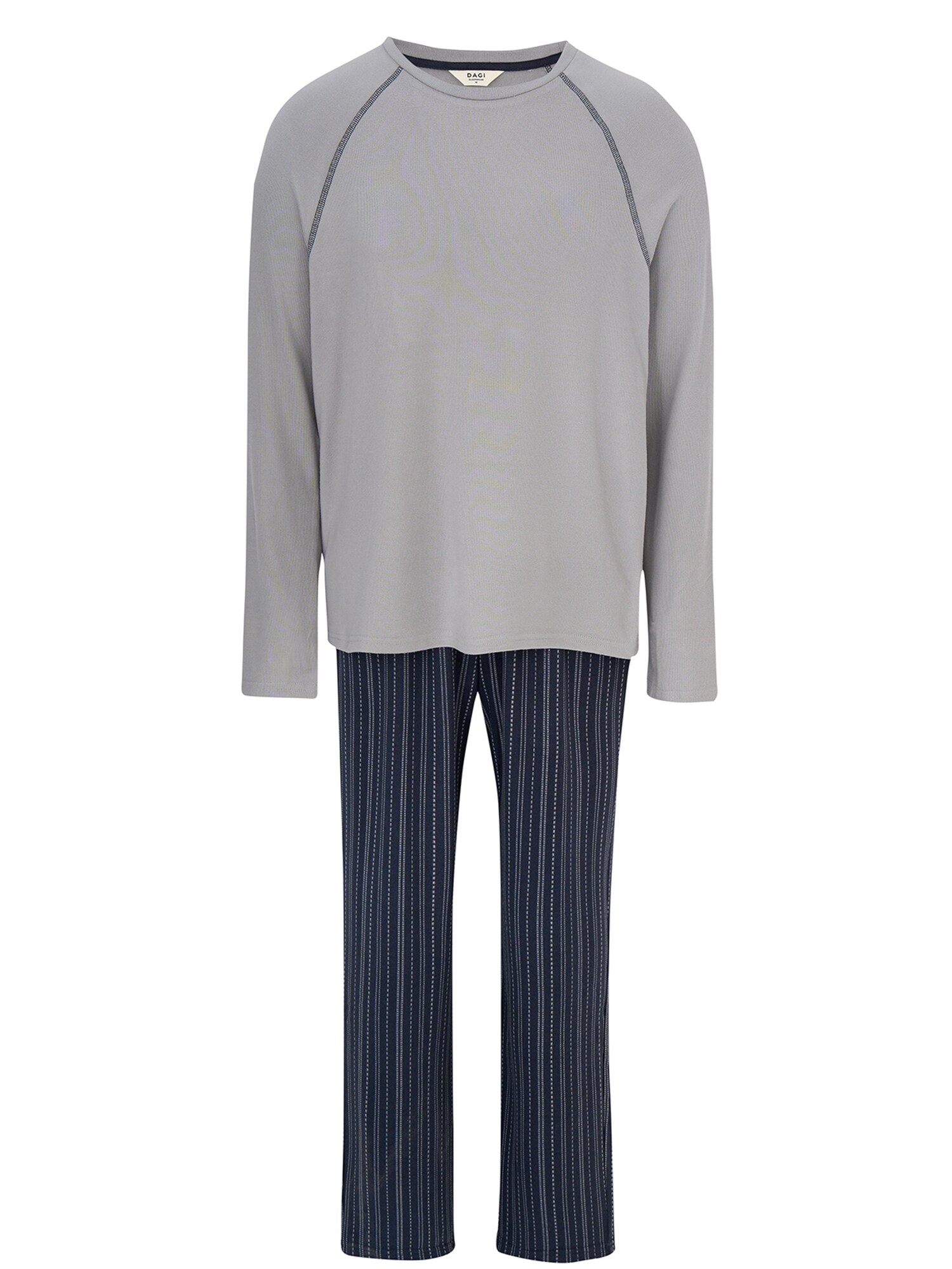 Dagi Pijama lungă  albastru / gri