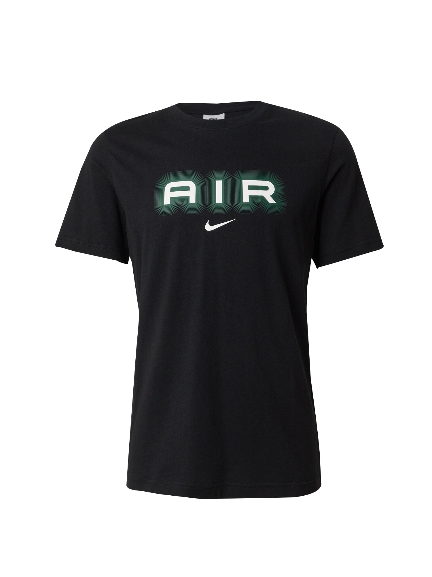 Nike Sportswear Póló 'AIR'  smaragd / fekete / piszkosfehér akciós termékkép 1