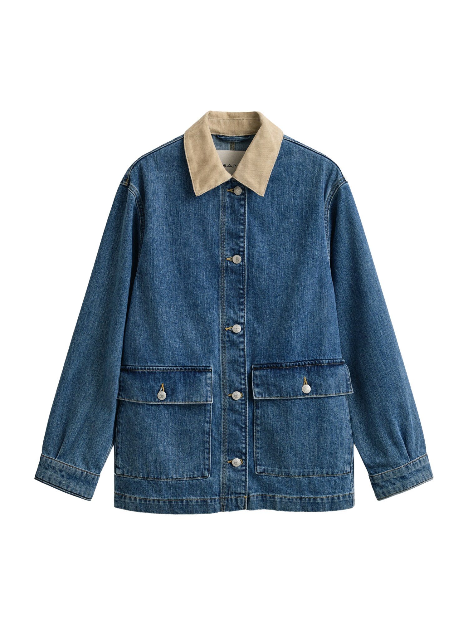 GANT Prechodná bunda  modrá denim