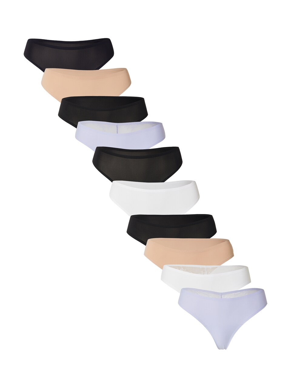 String beige / lavendel / svart