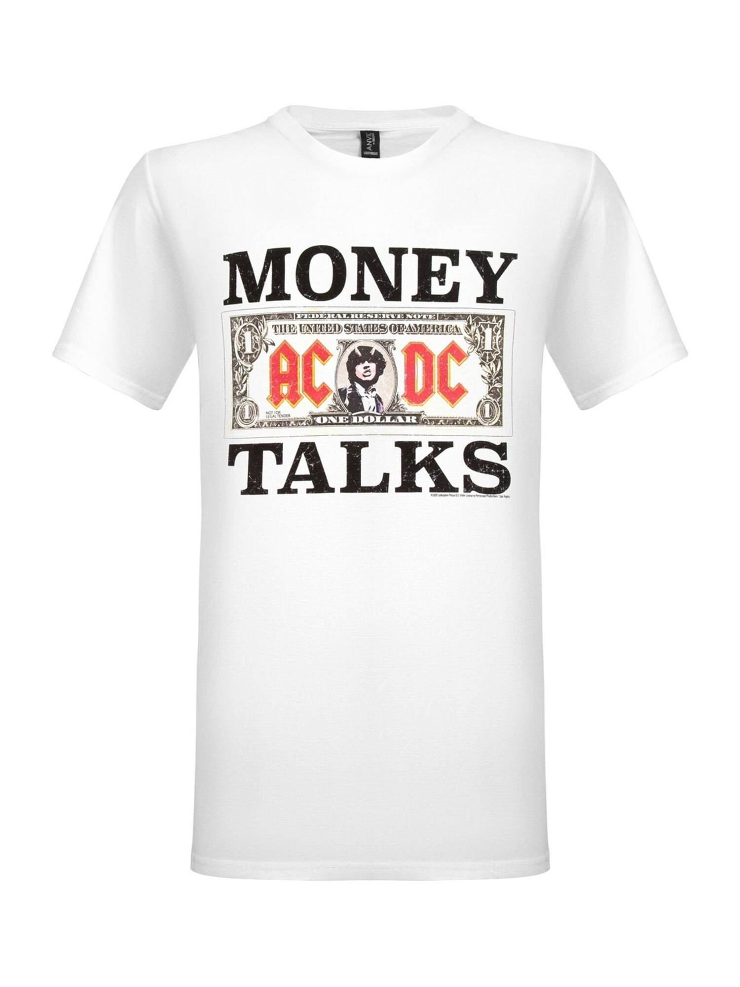 AC/DC Camiseta 'AC/DC Money Talks mens t-shirt White' blanco – imagen 1