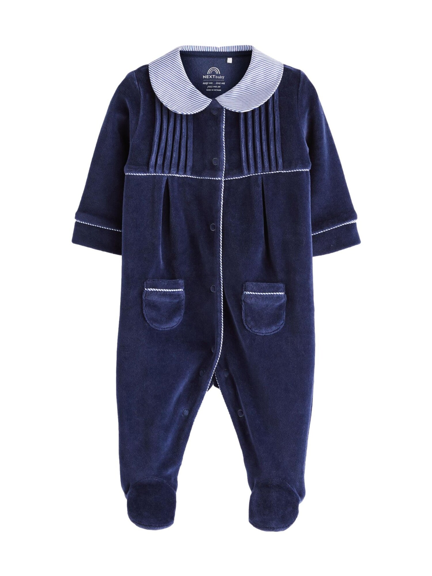 Next Pijamale  bleumarin / alb