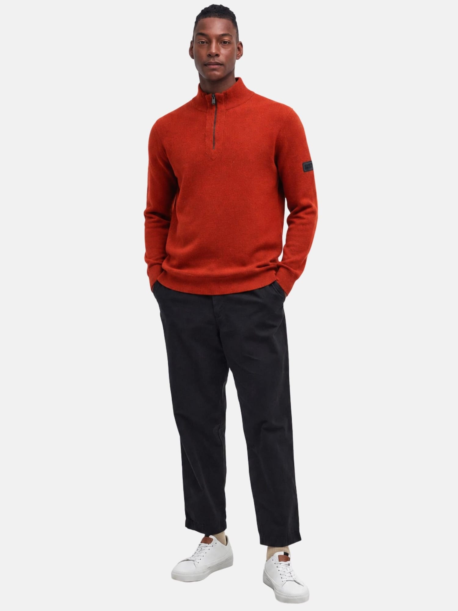 Barbour International Jersey rojo – imagen 3