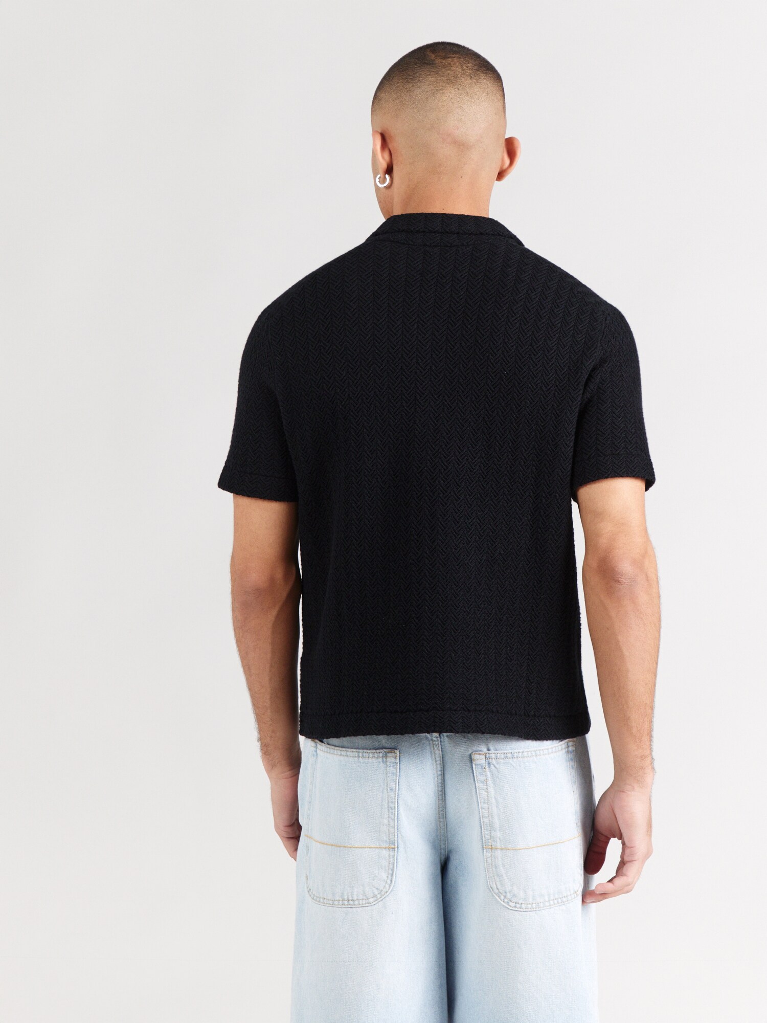 Abercrombie & Fitch Jersey  negro – imagen 3