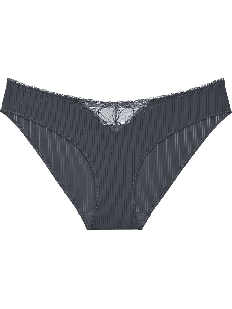 TRIUMPH Tai-Slip ' Wild Iris Florale Tai ' Damen Größe S anthrazit