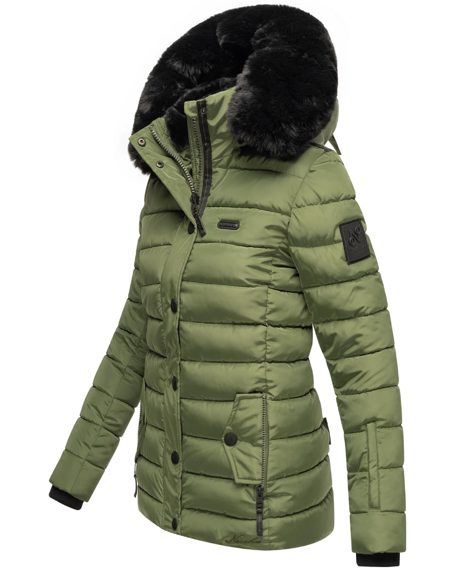 NAVAHOO Téli dzseki  khaki / fekete termék 2. képe